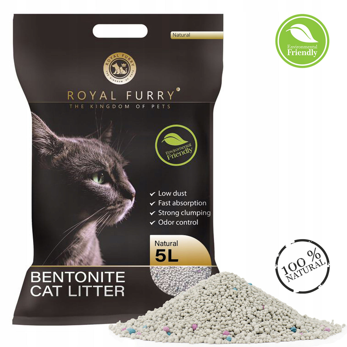 Żwirek bentonitowy bezzapachowy – 5 L