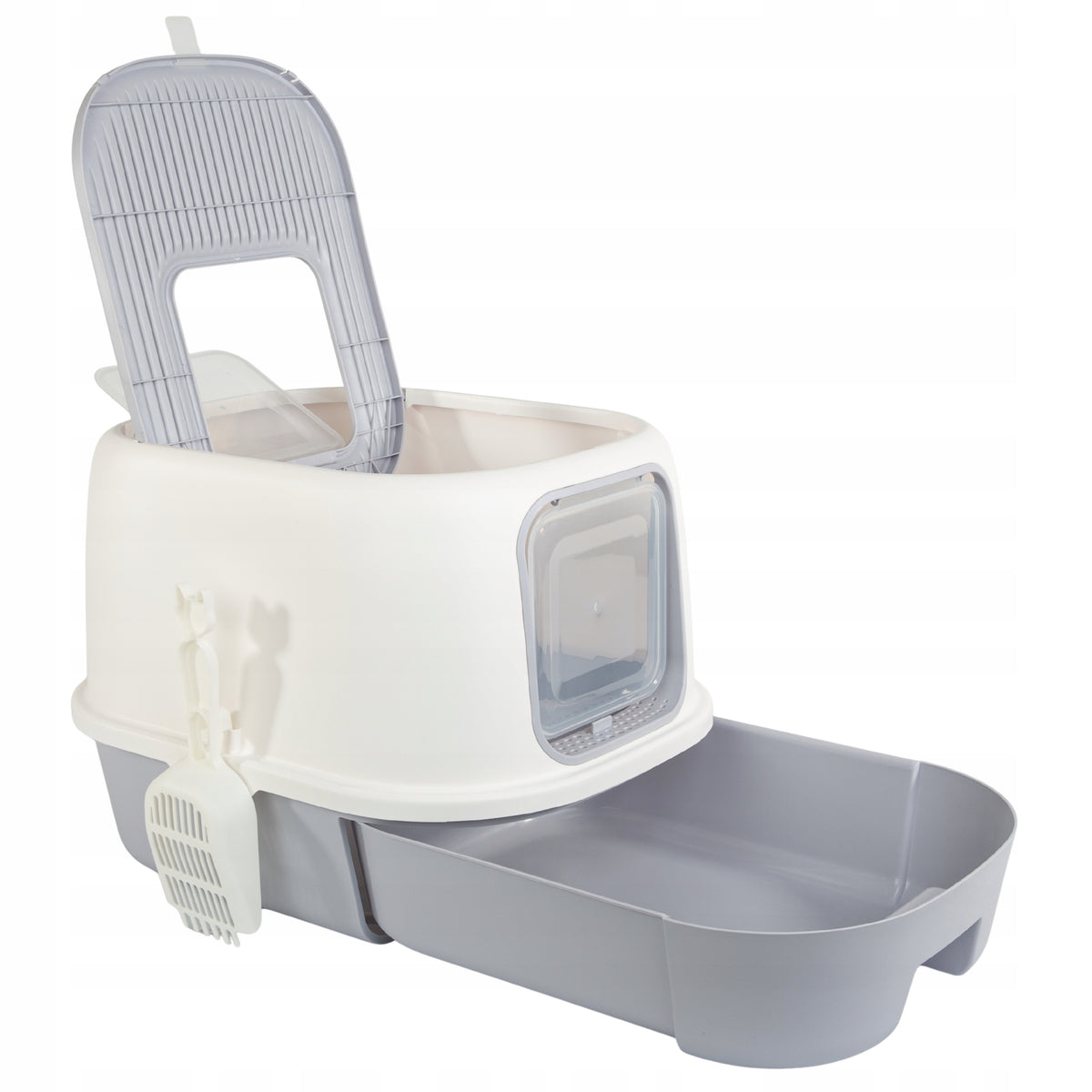 Kuweta zamknięta z szufladą i łopatką 52 cm – zdjęcie 2