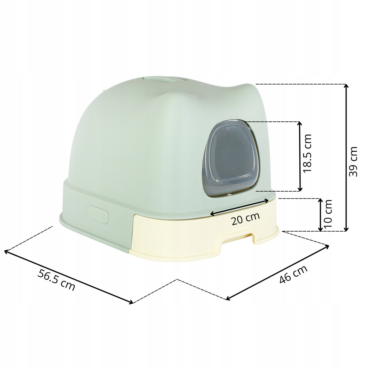 Kuweta zamknięta 56,5 cm – zdjęcie 10